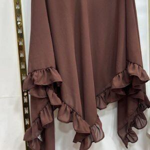 Foulard zomorod - Marron chocolat